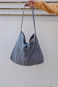 Canvas Shopper | Stone Gray
