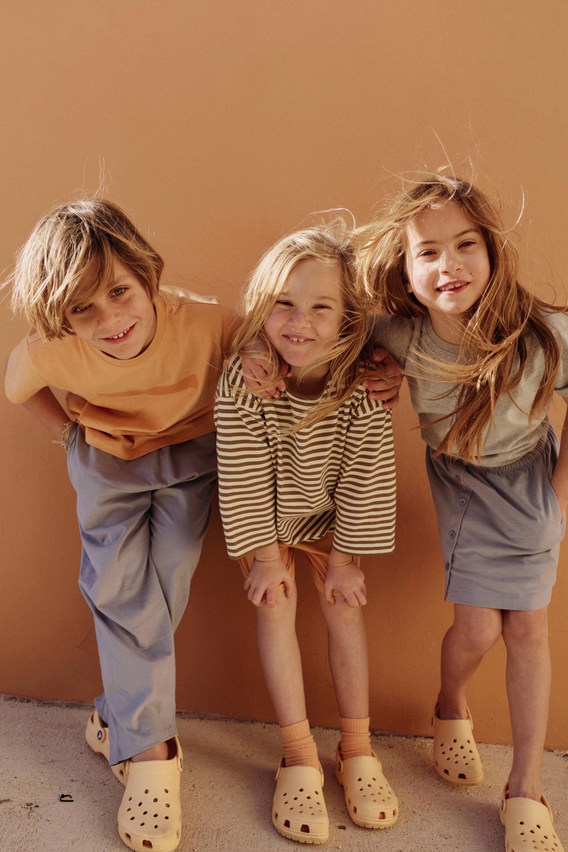 Pull Up Trousers | Stone Gray