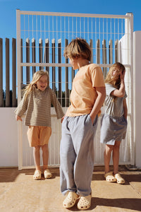 Pull Up Trousers | Stone Gray