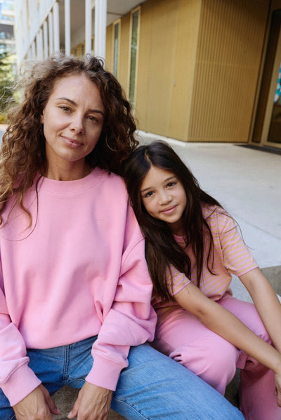 Adult Crewneck Sweater | Bubblegum