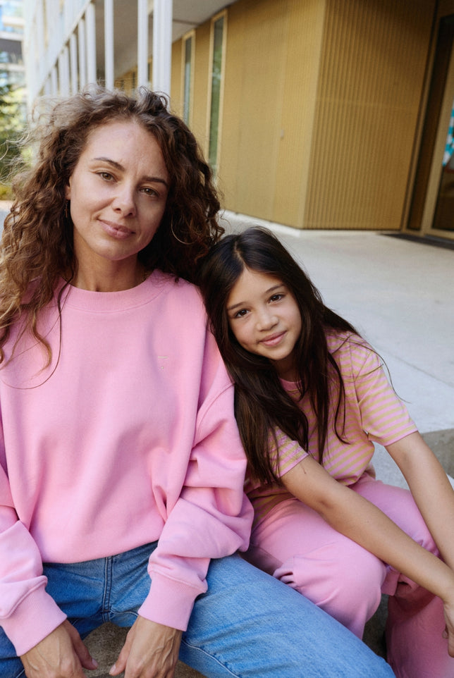 Adult Crewneck Sweater | Bubblegum