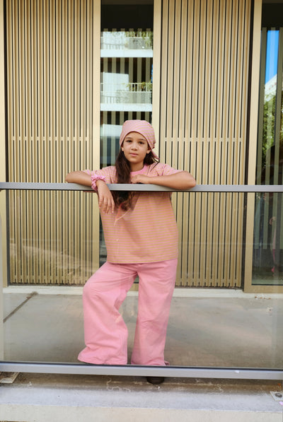 Oversized Tee | Bubblegum - Cookie