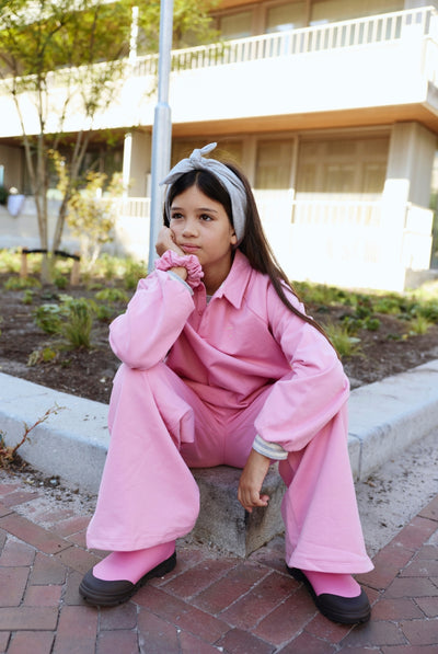 Straight Pants With Slit | Bubblegum