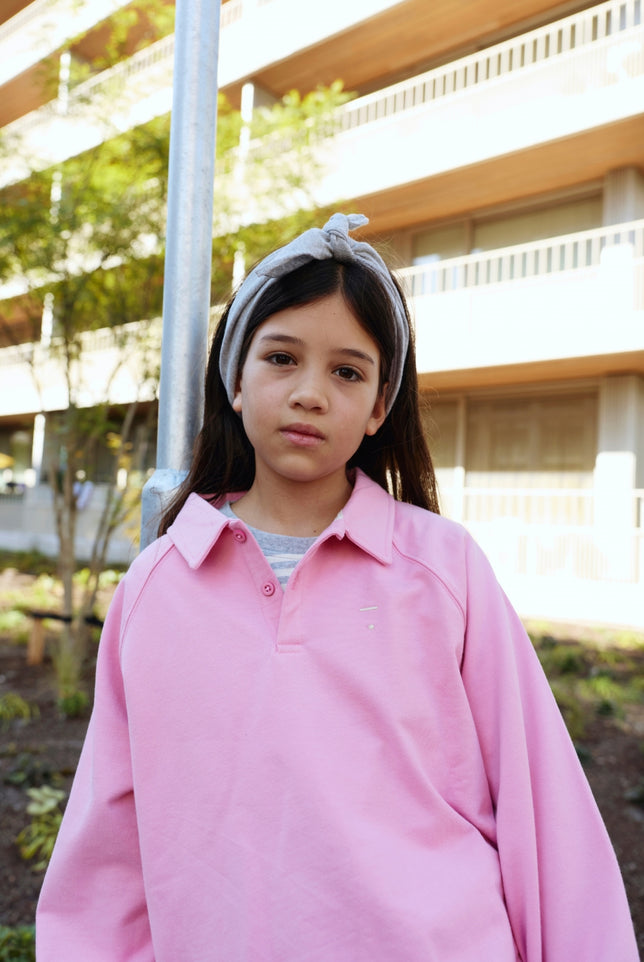 Polo Sweatshirt | Bubblegum