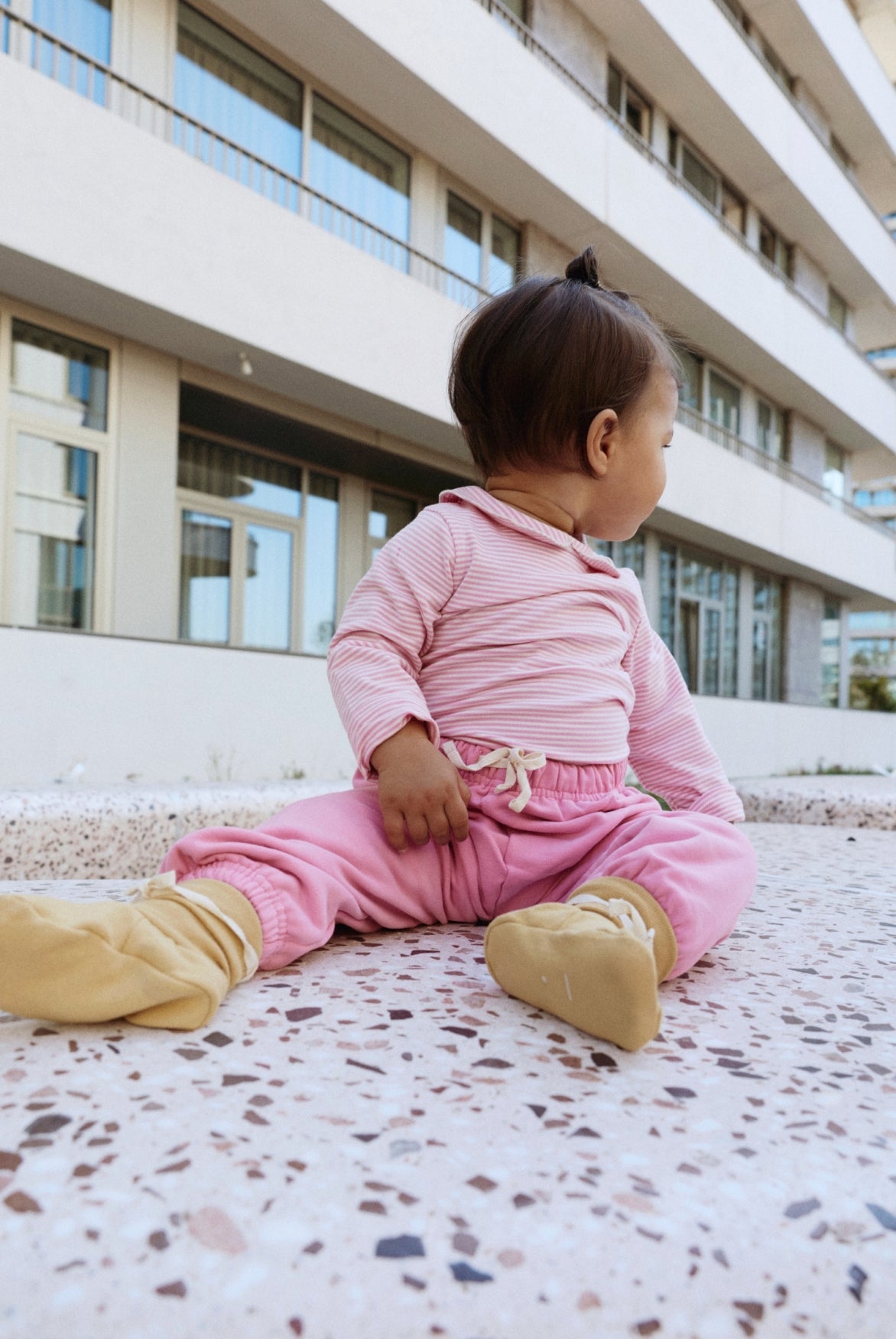 Baby Ribbed Booties | Cookie
