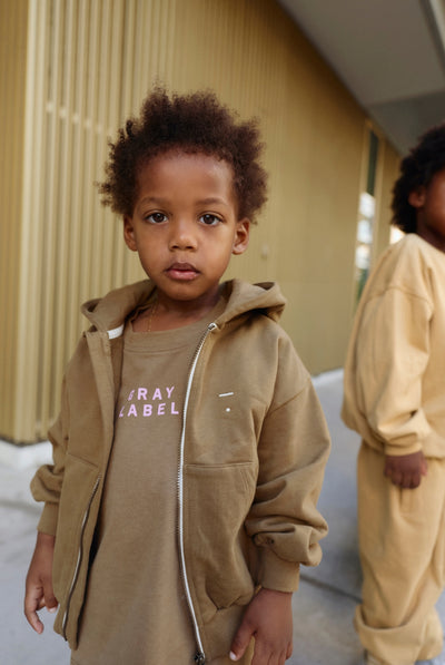 Hooded Cardigan with Zip | Woody