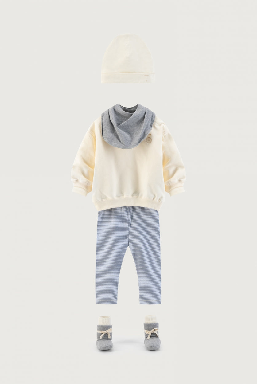 Baby Bib | Gray Melange