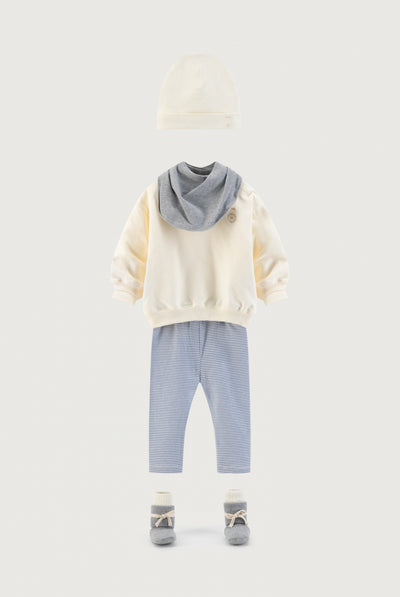 Baby Bib | Gray Melange