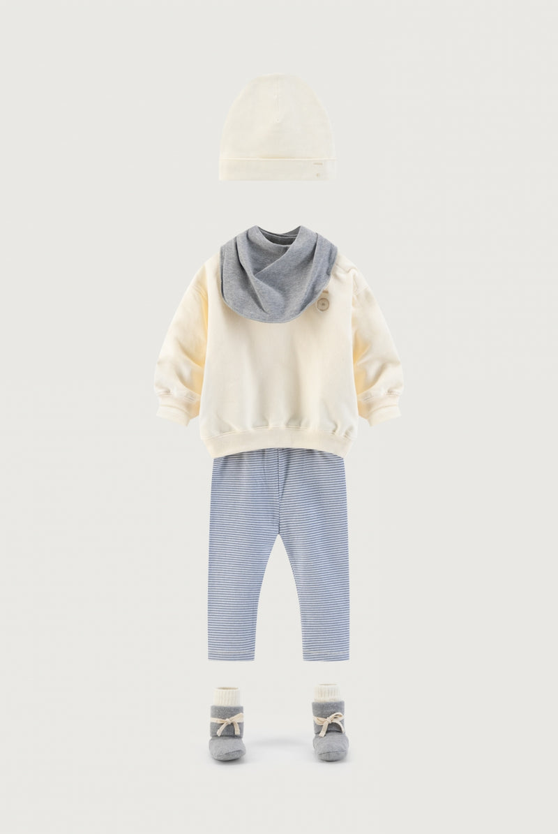 Baby Bib | Gray Melange