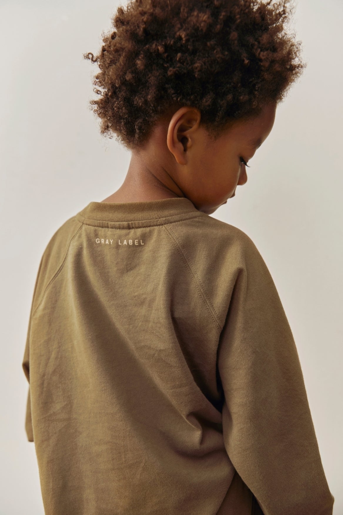 Oversized L/S Tee w/ Logo | Woody - Cookie Print