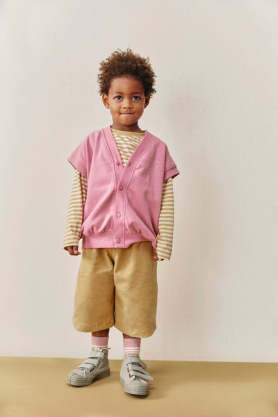 Oversized Spencer Cardigan | Bubblegum