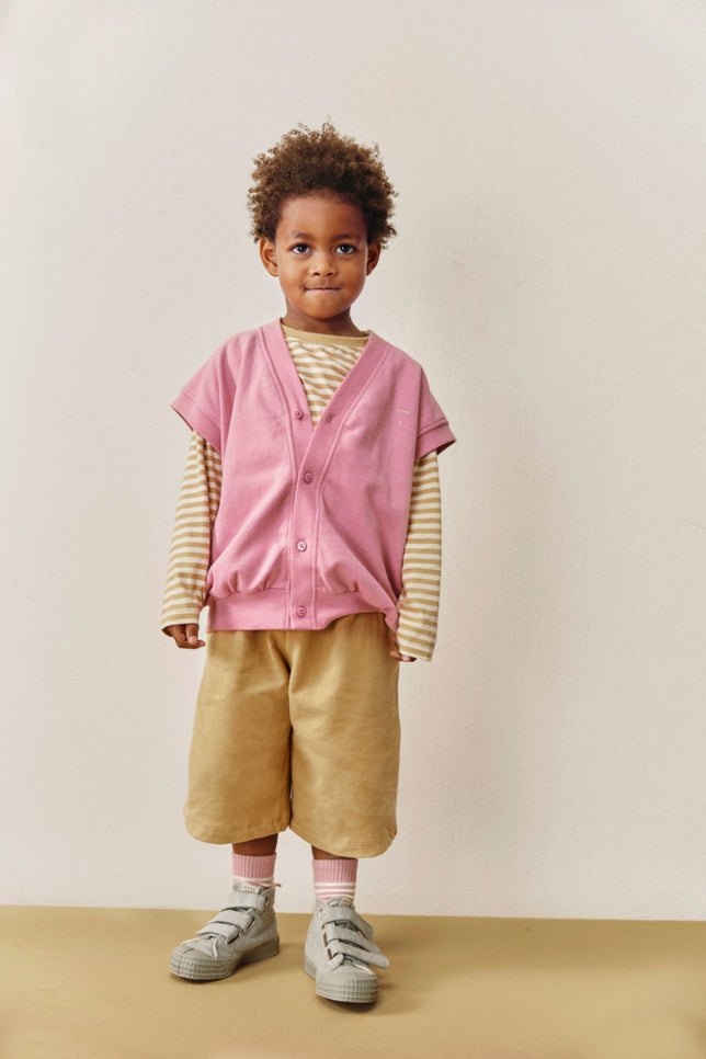 Oversized Spencer Cardigan | Bubblegum