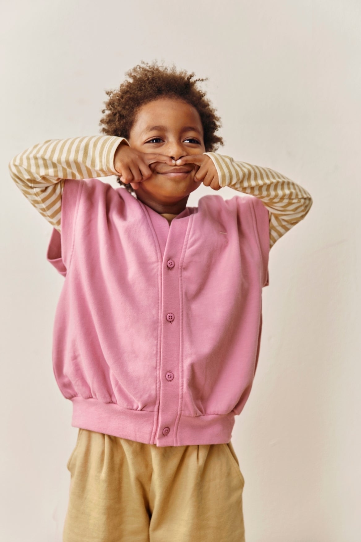 Oversized Spencer Cardigan | Bubblegum