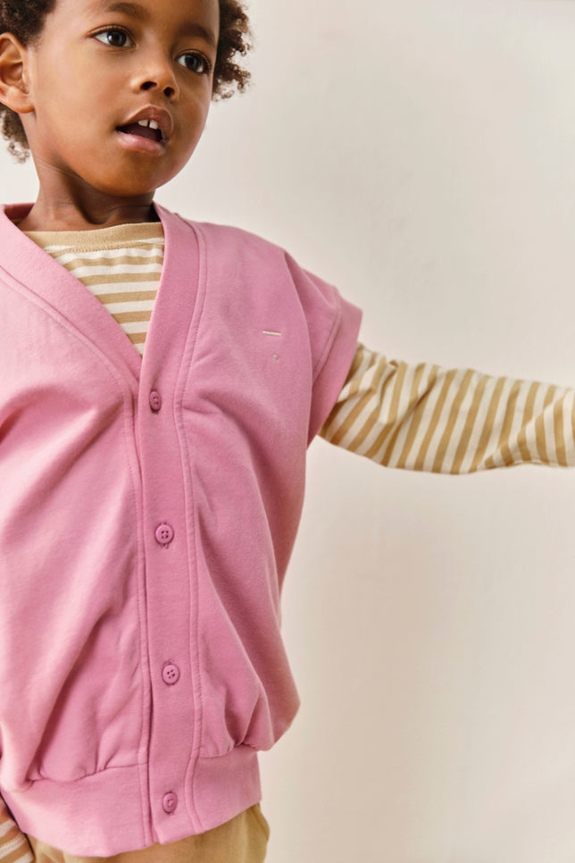 Oversized Spencer Cardigan | Bubblegum