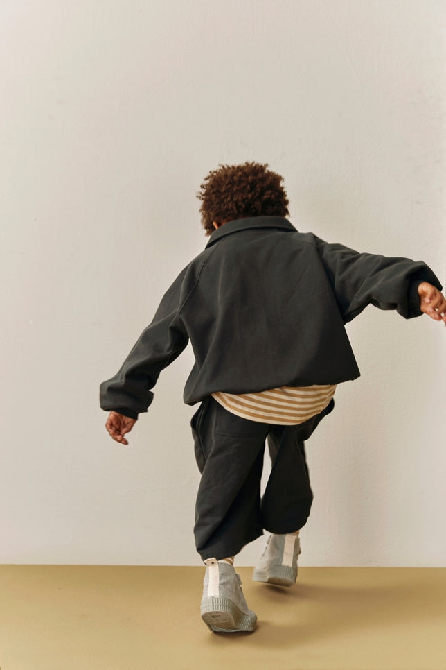 Polo Sweatshirt | Pirate Black