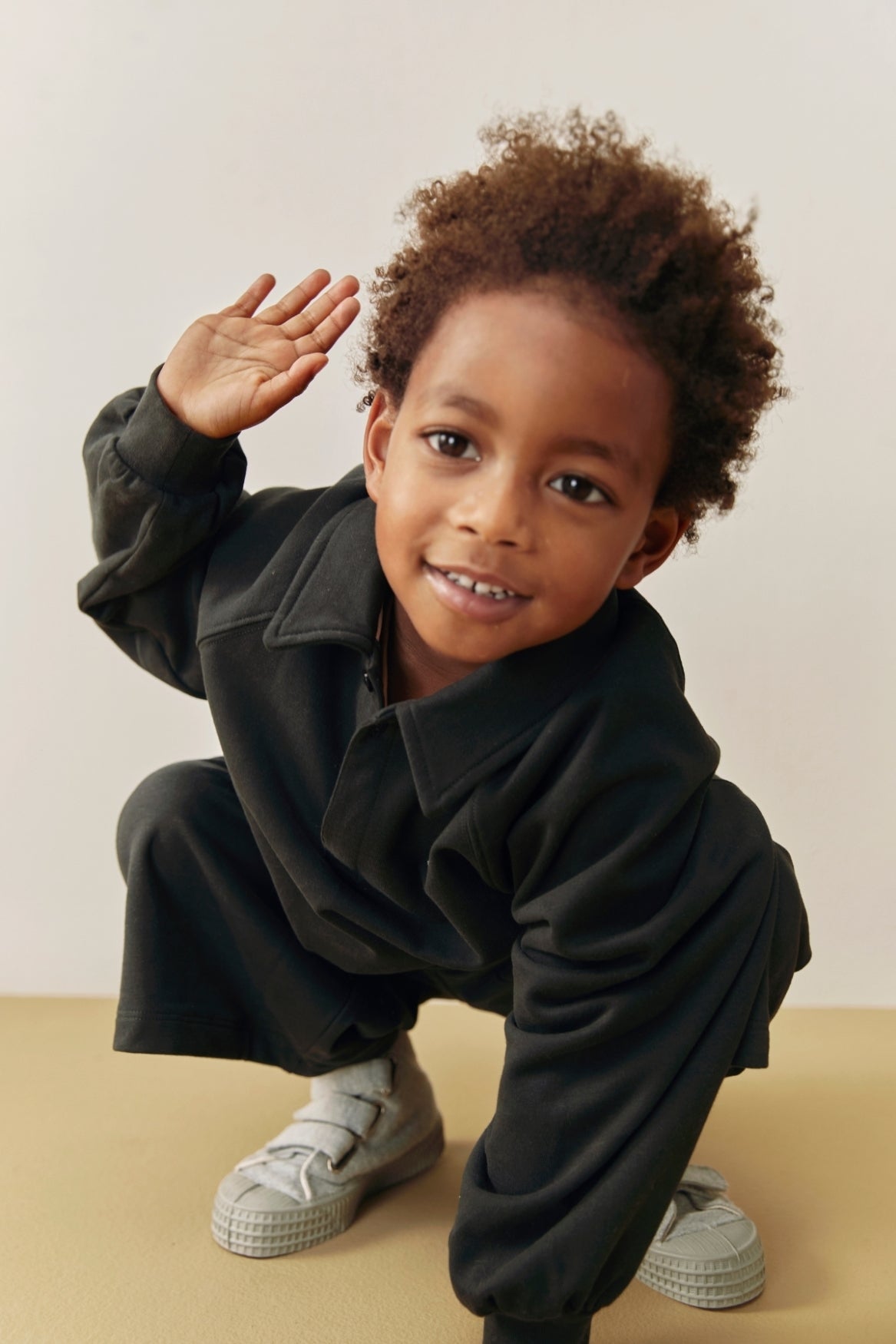 Polo Sweatshirt | Pirate Black