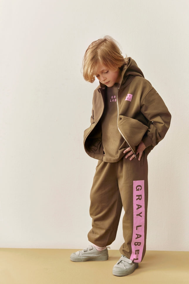 Logo Track Pants | Woody - Bubblegum