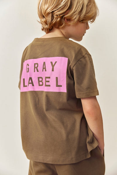 Logo Oversized Tee | Woody - Bubblegum
