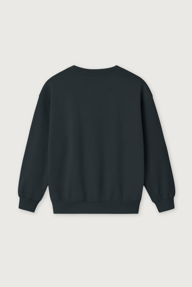 Dropped Shoulder Sweater | Pirate Black