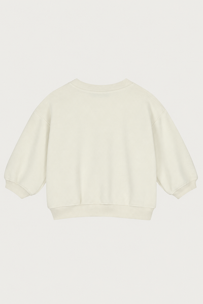 Baby Dropped Shoulder Sweater | Cream