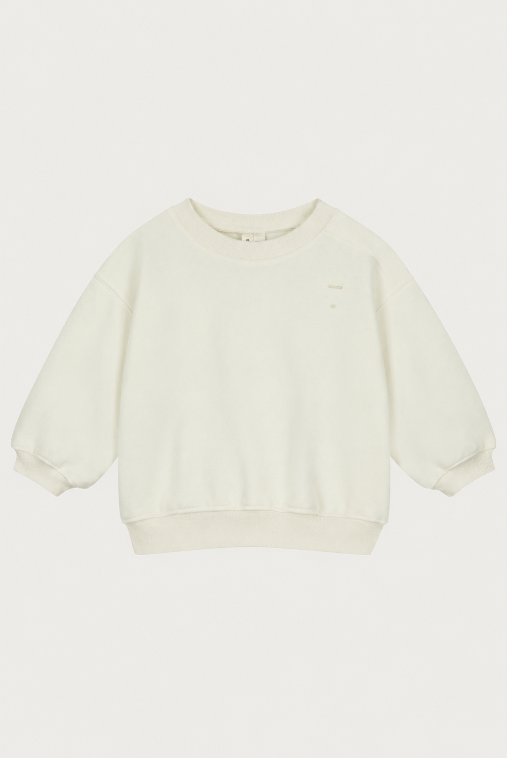 Baby Dropped Shoulder Sweater | Cream