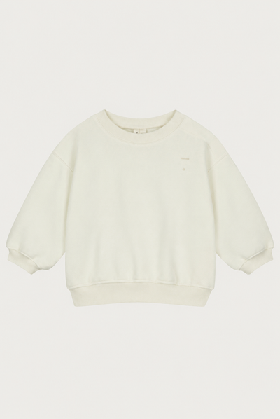 Baby Dropped Shoulder Sweater | Cream