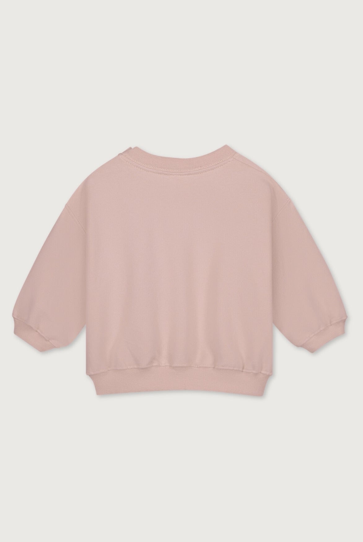 Baby Dropped-Shoulder-Pulli | Faded Pink