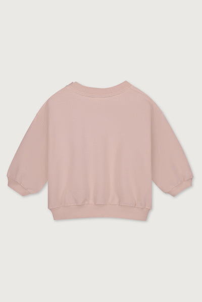 Baby Dropped-Shoulder-Pulli | Faded Pink