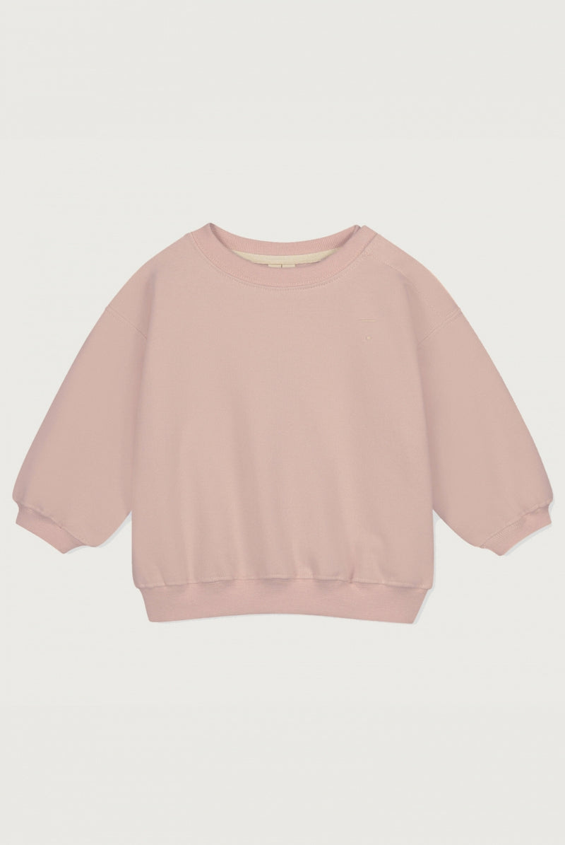 Baby Dropped Shoulder Sweater | Faded Pink