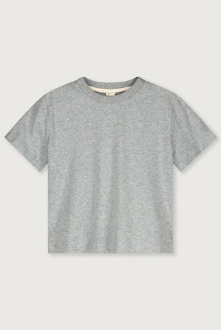 Oversized Tee | Grey Melange