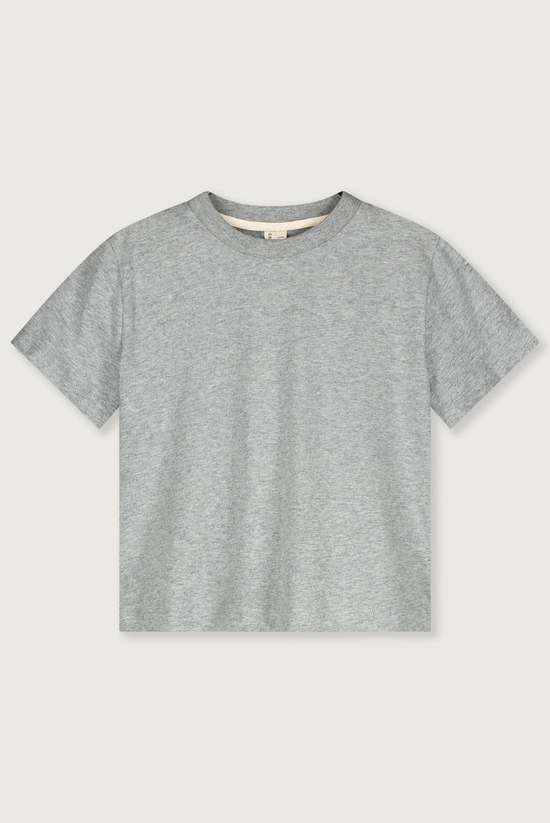 Oversized Tee | Grey Melange