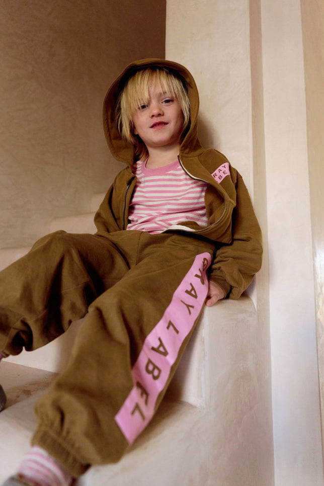 Logo Track Pants | Woody - Bubblegum