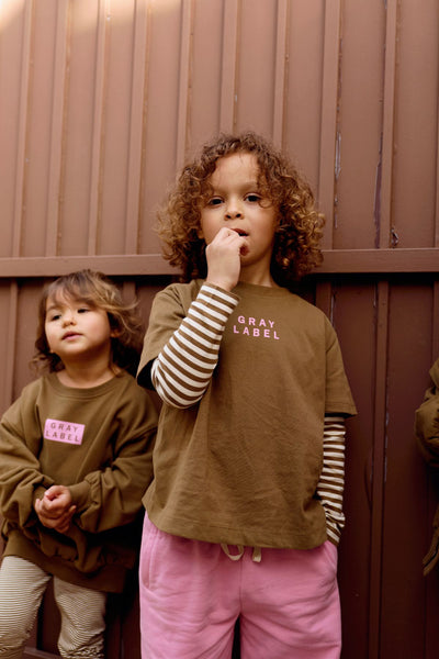 Logo Oversized Tee | Woody - Bubblegum