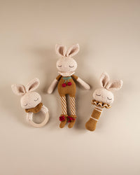 Birgitte the Bunny Teething Ring | Ecru