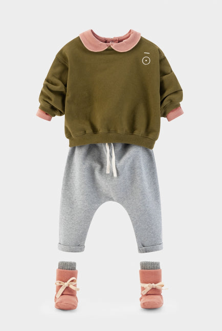 Baby Pants | Grey Melange
