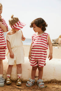 POP Terry Cap | Cherry - Cream