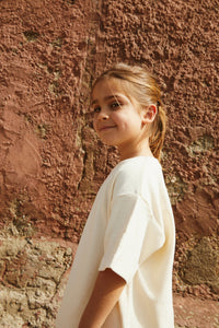 POP Terry Oversized Tee | Cream