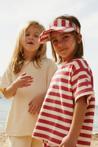 POP Terry Cap | Cherry - Cream