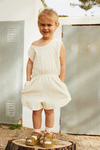 POP Terry Sleeveless Suit | Cream