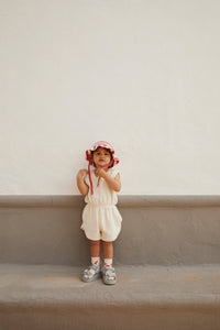 POP Baby Terry Sunhat | Cherry - Cream
