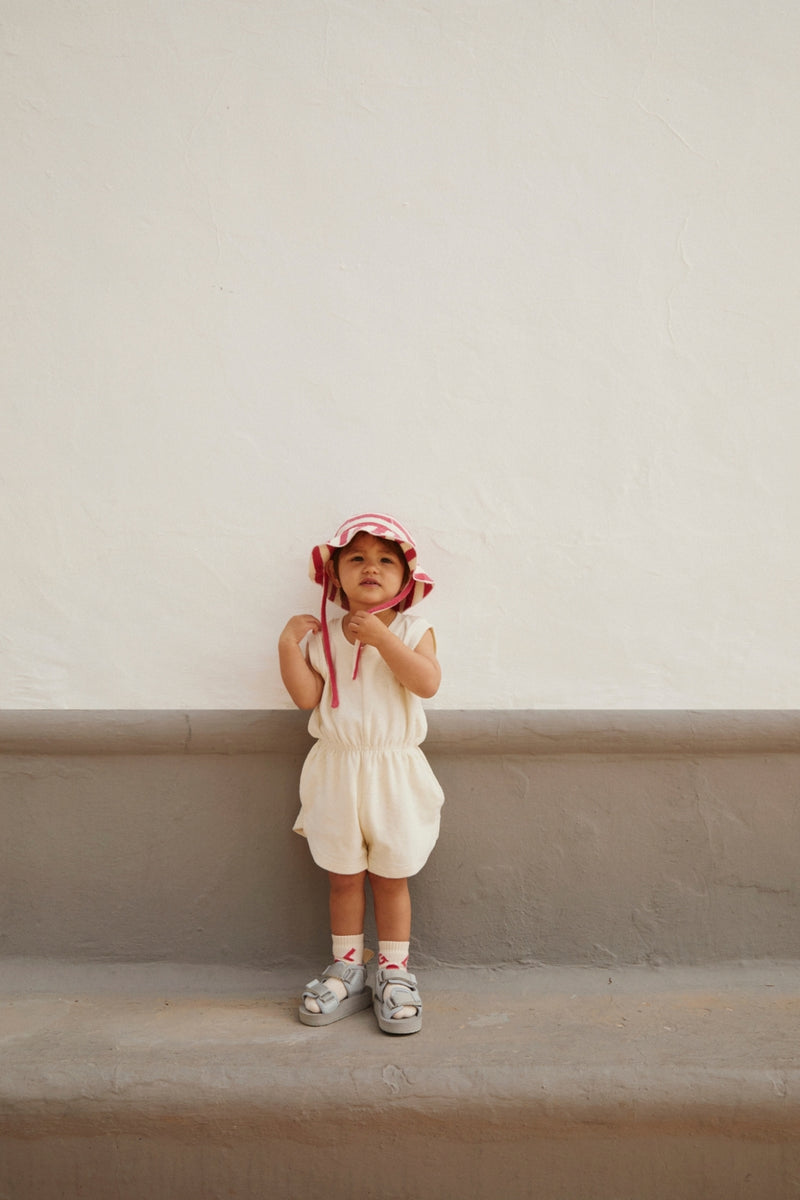 POP Baby Terry Sunhat | Cherry - Cream