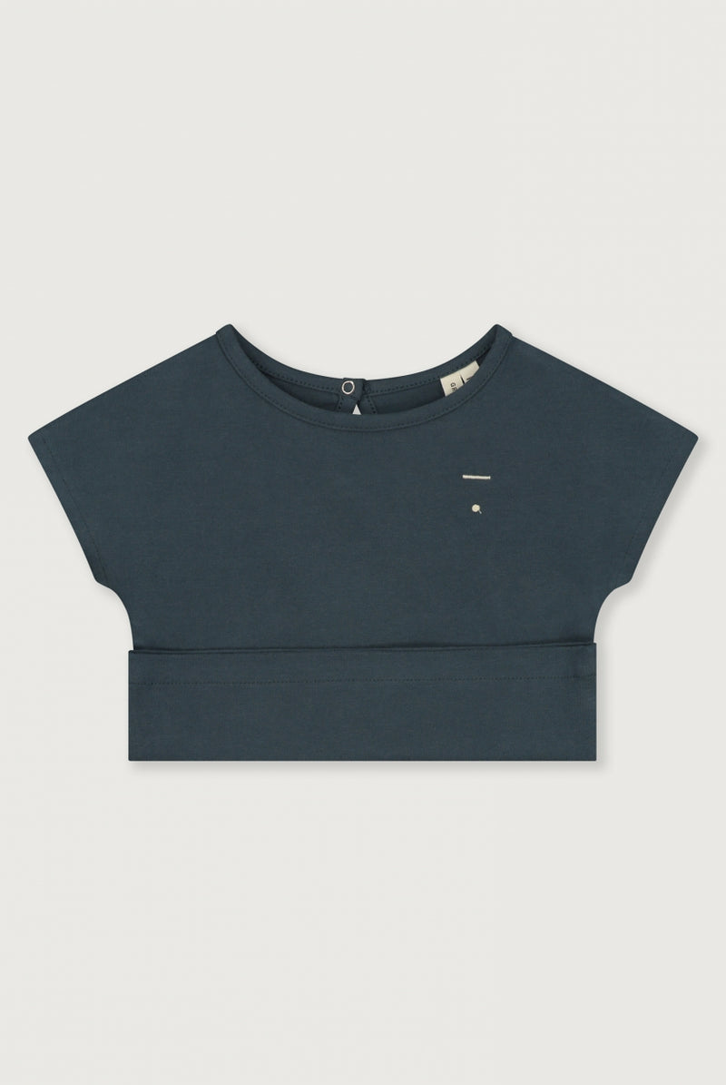 Baby Top GOTS | Blue Grey