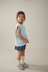 Muscle Tee GOTS | Sky