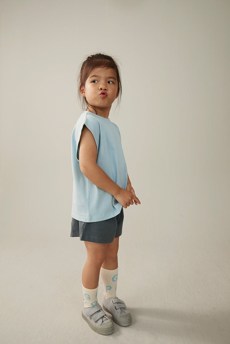 Muscle Tee GOTS | Sky