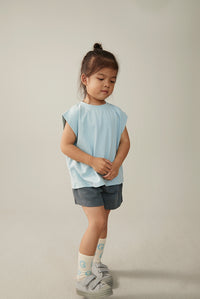 Muscle Tee GOTS | Sky