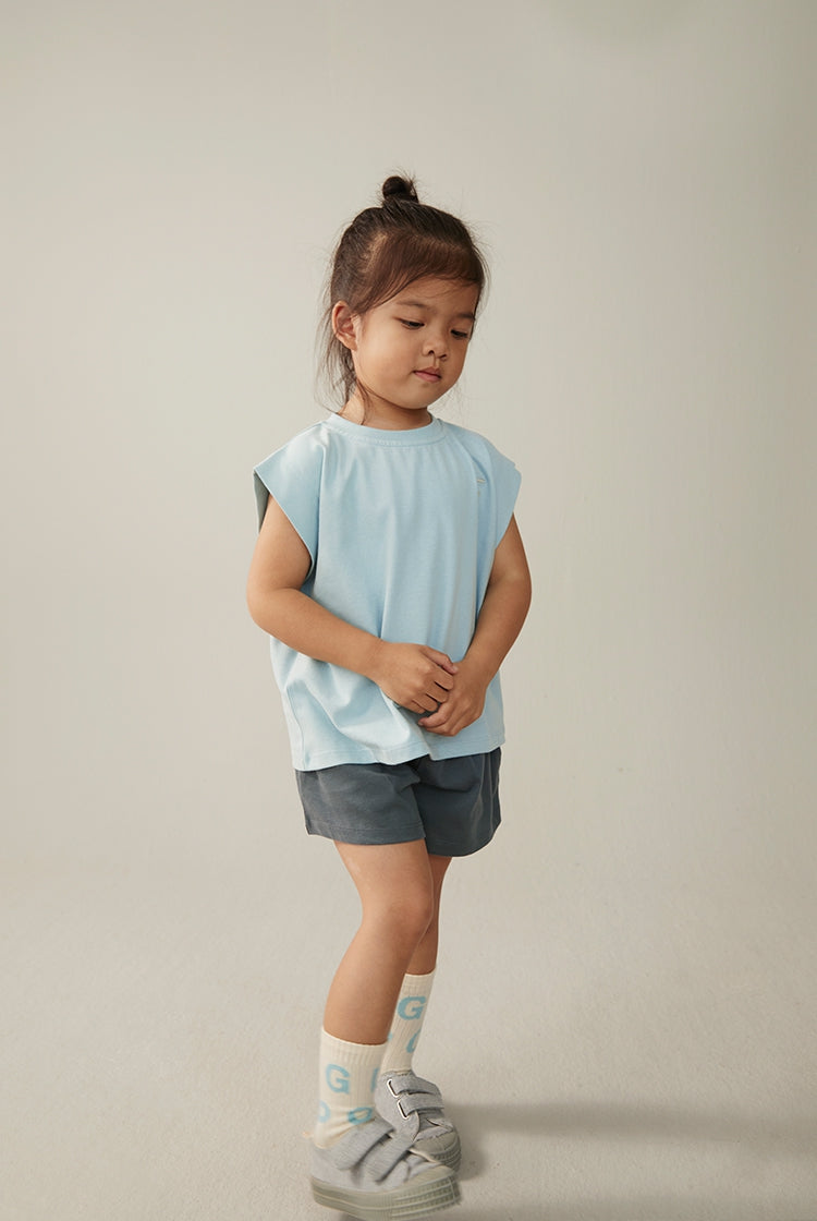 Muscle Tee GOTS | Sky