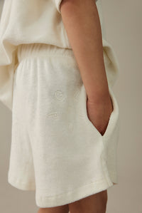 POP Terry Shorts | Cream
