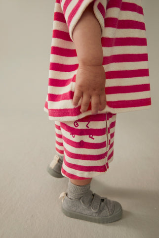 POP Terry Shorts | Cherry - Cream