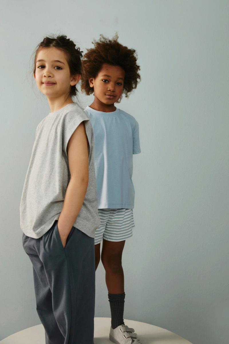 Muscle Tee GOTS | Grey Melange