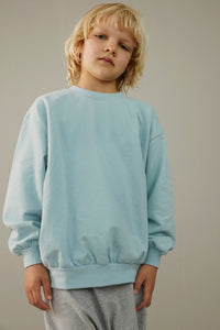 Dropped Shoulder Sweater | Sky